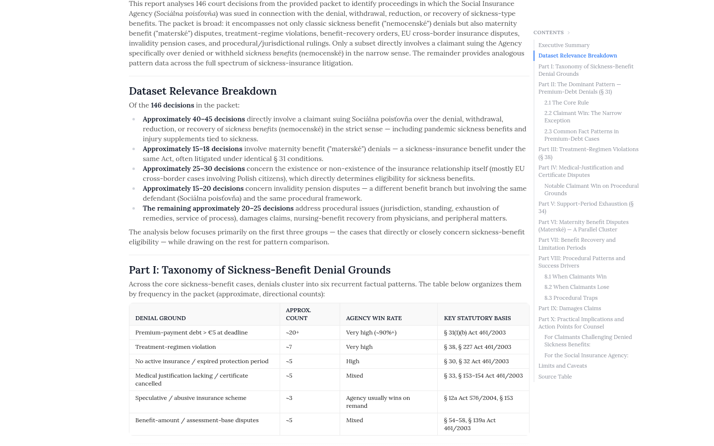 Due diligence analytika 146 rozhodnutí proti Sociálnej poisťovni